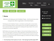 Tablet Screenshot of marijuananews.org
